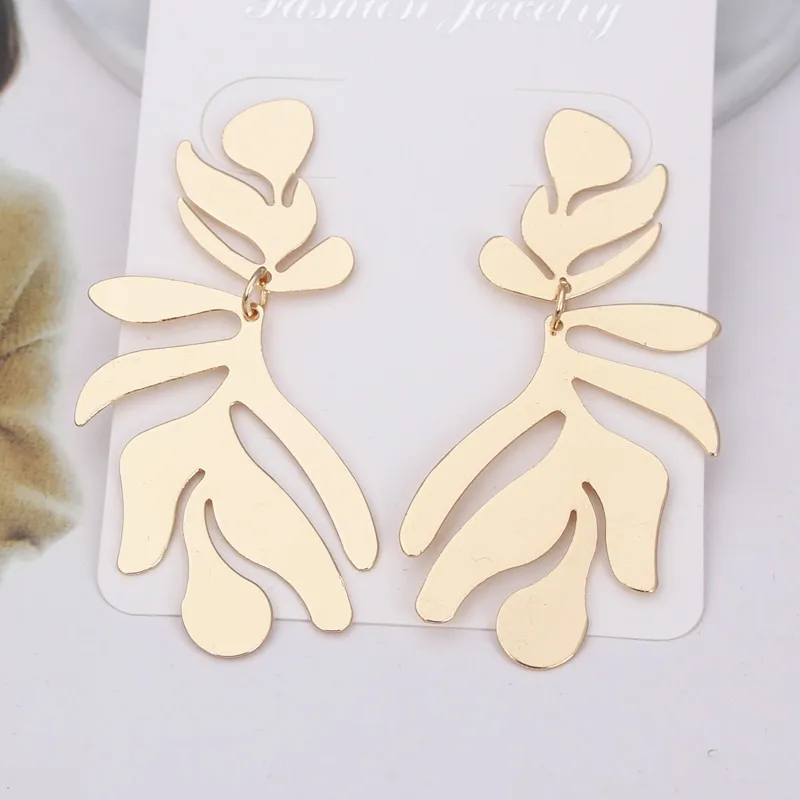 Серьги-подвески в европейском стиле винтажные металлические Висячие Ювелирные