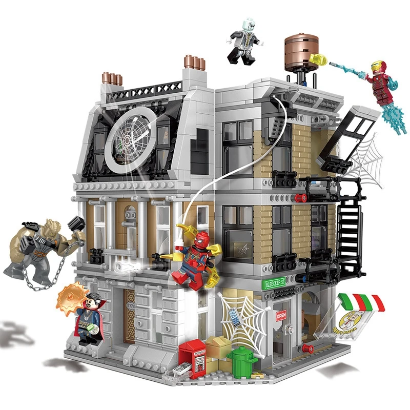 Bela 10840 Marvel Мстители Бесконечность ВОЙНЫ ЖЕЛЕЗНЫЙ ЧЕЛОВЕК Sanctum Sanctorum Showdown строительные блоки игрушки, совместимые с танос 76108