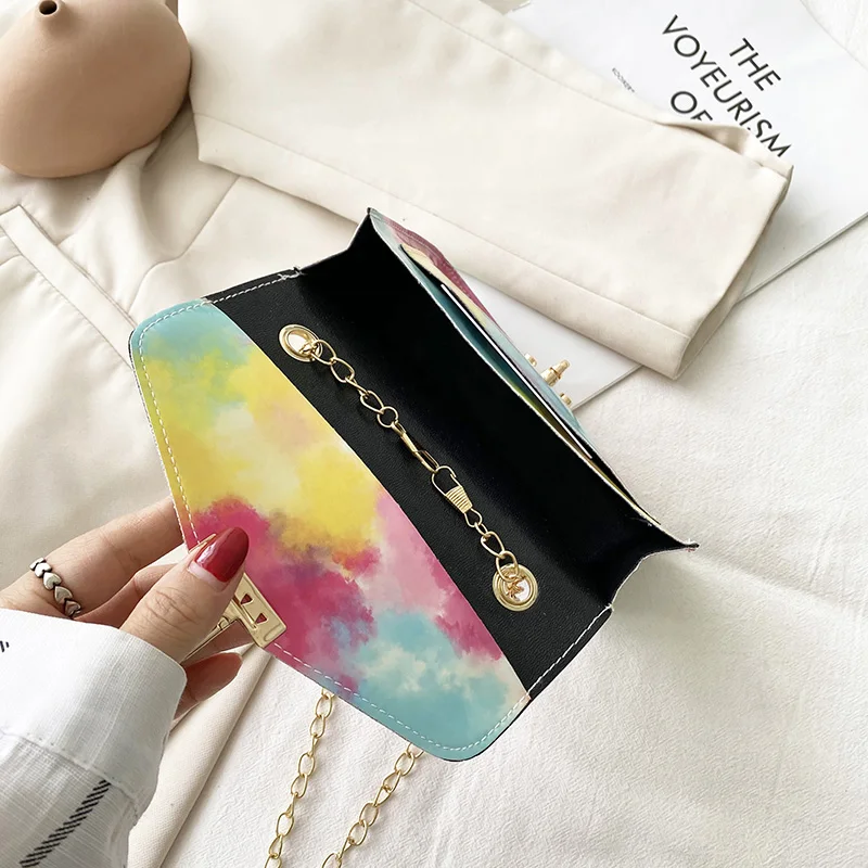 

New Colorful Bags Women's Handbag Mini Crossbody Bag For Women Shoulder Messenger Handbags 2021 Chain Travel Phone Purses Totes
