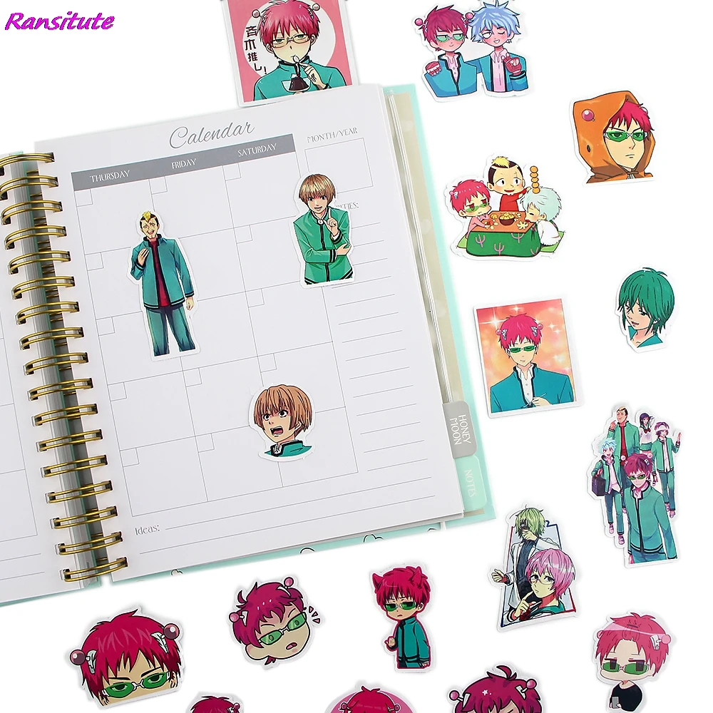 

Ransitute R1360 35pcs/set Anime Character Scrapbooking Stickers Decal For Guitar Laptop Luggage Car Fridge Graffiti Sticker