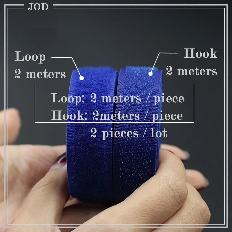 лента липучка 2 метр * см DIY крюк и петля клей крепежной ленты нейлон пуговиц