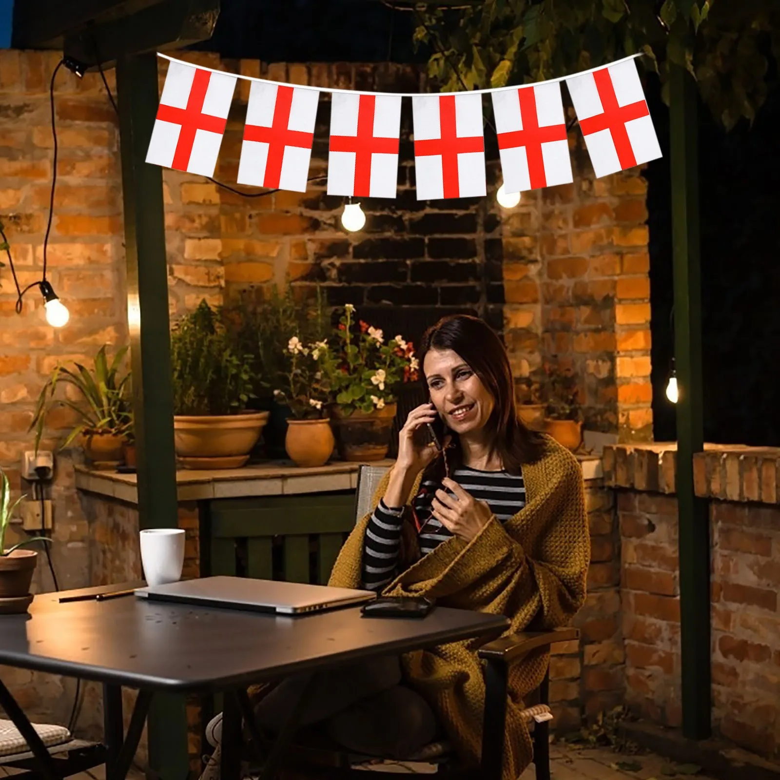 Флаги-ленты из Англии 14 х21 см флаги-баннеры для улицы дома крыльца добро