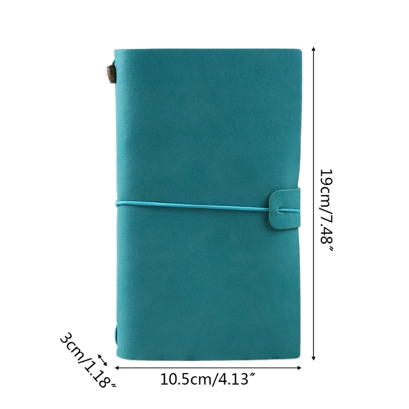 

Travel Elegant Handcrafted Diary Notebook Engraved Leather Journal Message Notebook Handwriting Pocketbook Stationery