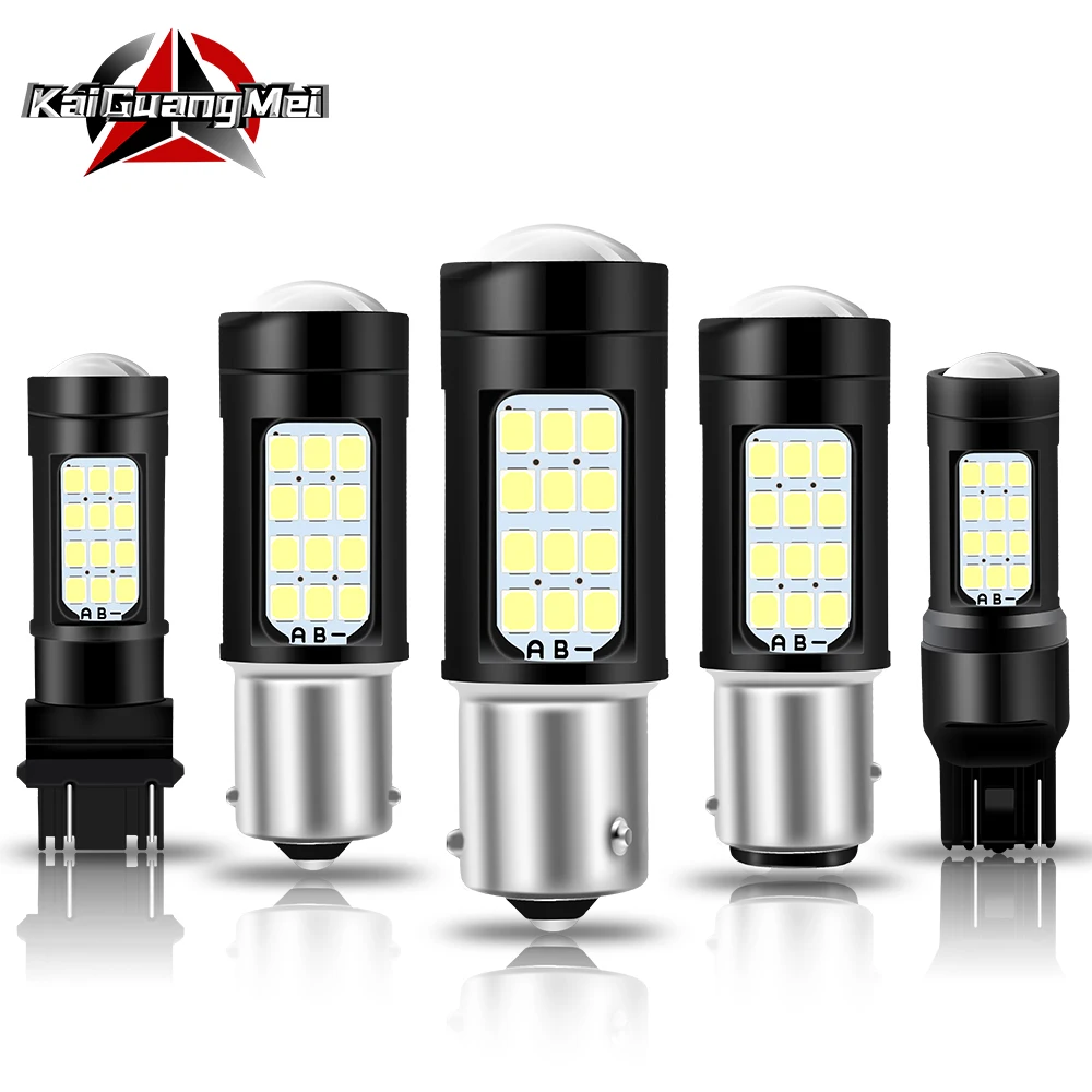 

1PCS 1156 1157 2835 42SMD LED Auto Brake Revesing Light 12V 3156 3157 T20 Daytime Running Signal Light 1800LM LED Tail Lights