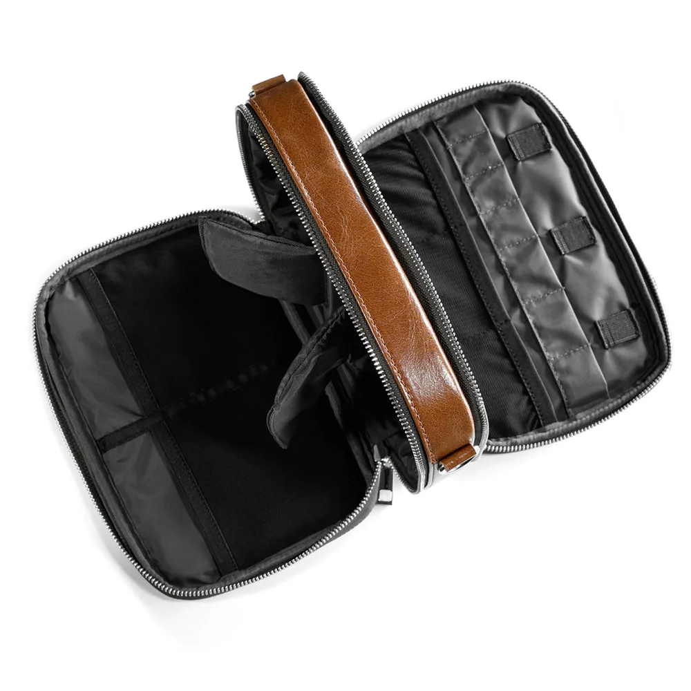 Double-layer Music Devices Storage Bag for Headphone Music Player Parts large Capacity Carrying Case Protective Bag