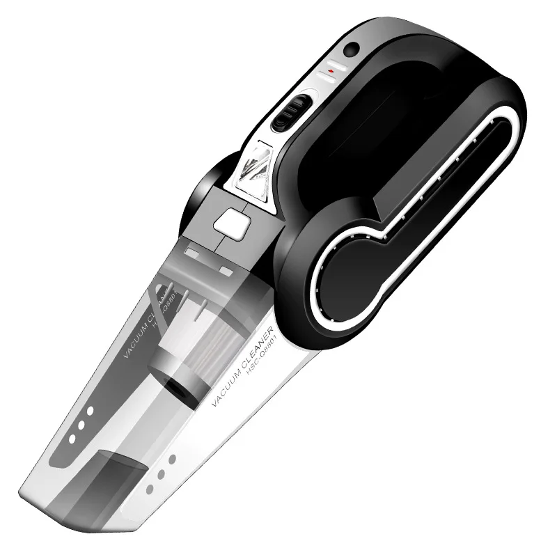 4 в 1 автомобильный пылесос ручной насос для накачивания шин с светодиодный