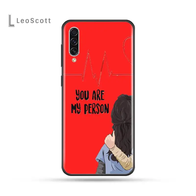 

Greys Anatomy You're My Person color Phone Cases For Samsung Galaxy M10 20 30 A 40 50 70 71 A6 A9 2018 J7 CORE PLUS STAR S10 5G