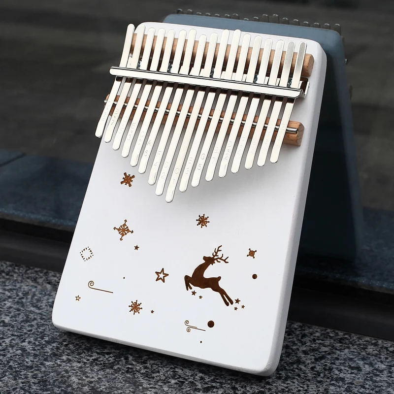 Пианино KERUS 17 teclas Kalimba pulgar hecho por una sola placa de madera alta calidad cuerpo instrumento musicalde caoba|Пианино| |