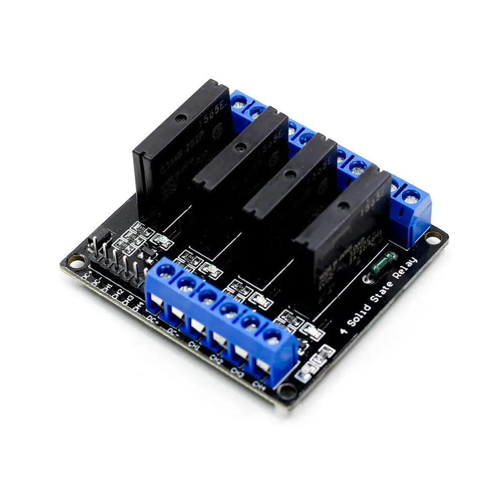 1 шт. 2 4 8 канальный 5 В DC релейный модуль твердотельный низкий уровень SSR AVR DSP G3MB-202P