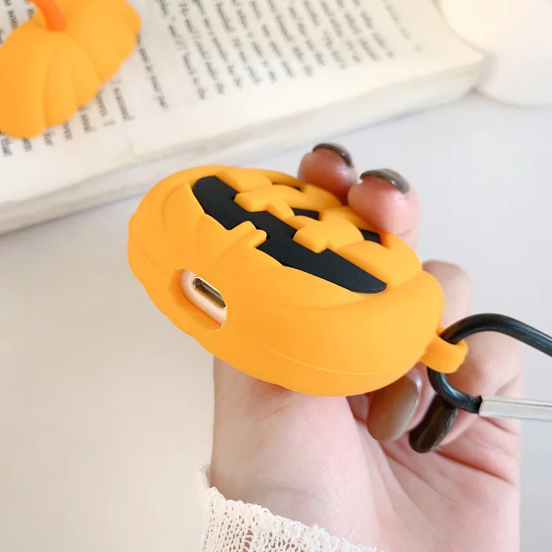 Подарок для Airpods 1 и 2 мягкий силиконовый милый чехол мультяшный 3D Забавный