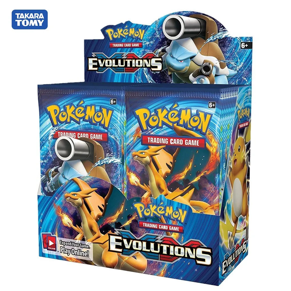 324 карт Pokemon TCG: XY эволюции герметичная коробка усилителя игра для торговых