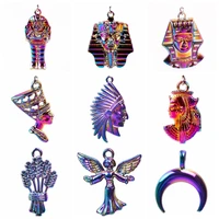 egyptian man charms for jewelry making indian pedants handmade necklace diy components earring charm accessories wholesale 10pcs