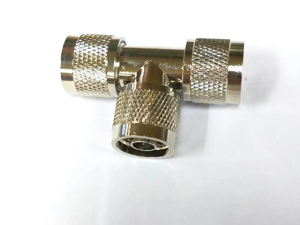 

N Plug to N Plug Male 3 Way CONNECTOR Type Brass wholesale