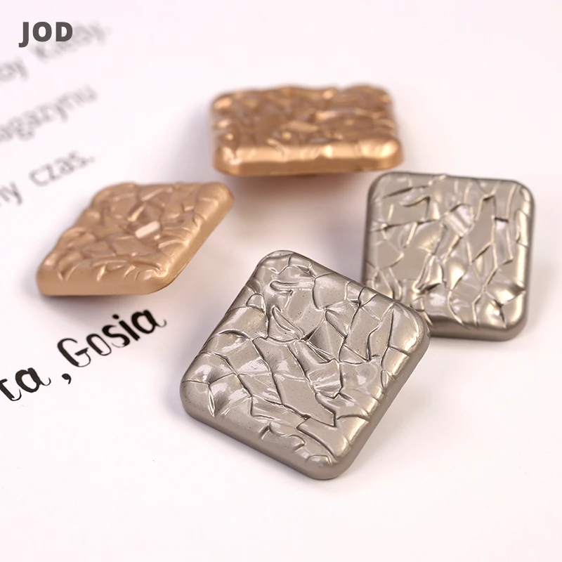 Квадратные металлические пуговицы 25 мм 30 для одежды рукоделия Женское пальто