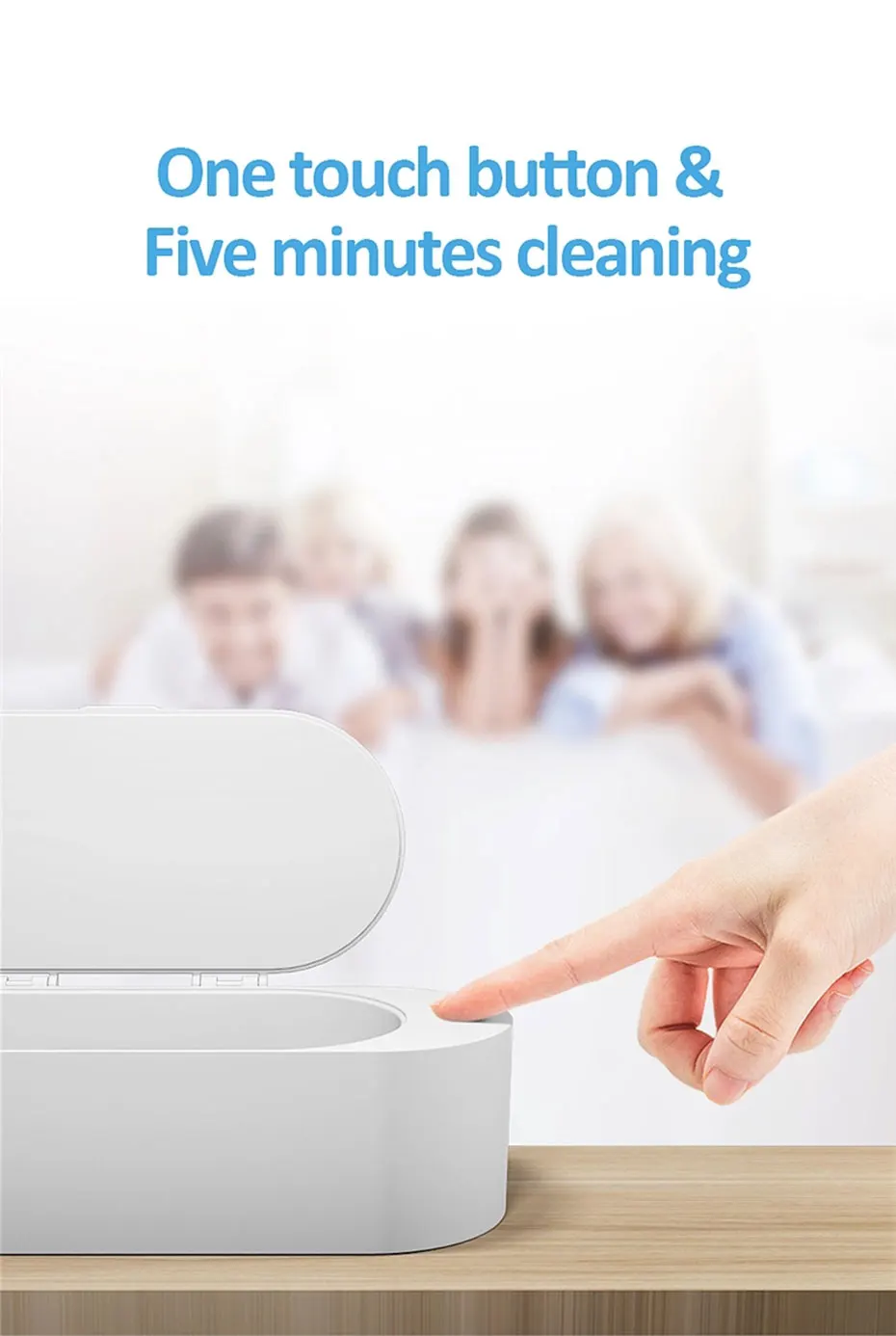 

New Arrival Ultrasonic Cleaner Cleaning Bath 30W Washing Machine 350ml 40khz For Clean Jewelry Watch Eyeglass Shaver