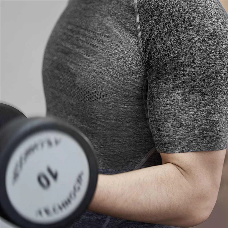 Футболка Zenph Мужская компрессионная быстросохнущая рубашка с коротким рукавом