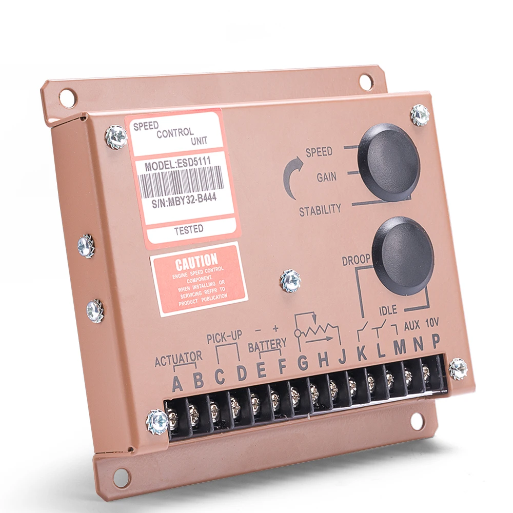 Регулятор оборотов двигателя ESD5111 регулятор регулировки дизельной генераторной