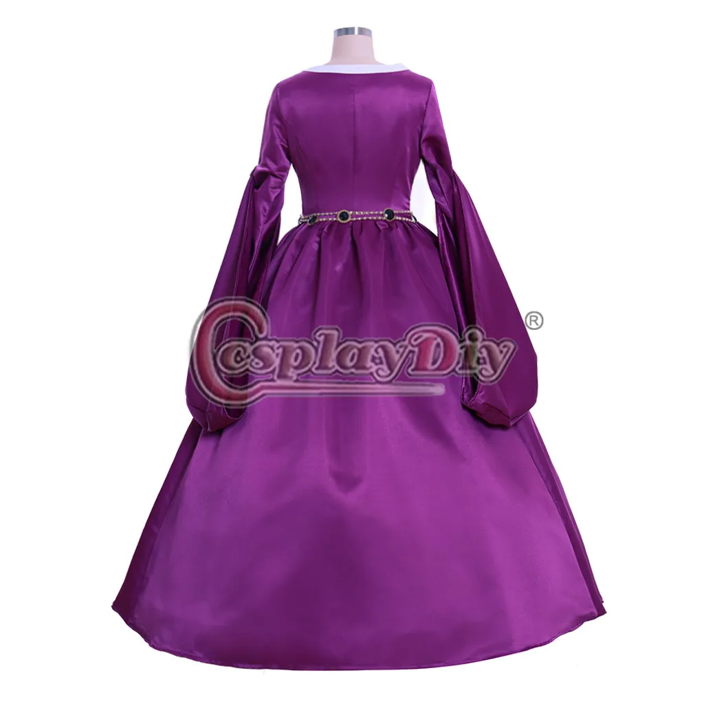 Coslaydiy Tudor Elizabeth Purple Dress Queen Elizateth Anne Boleyn Renaissance Ball Gown L321 | Тематическая одежда и