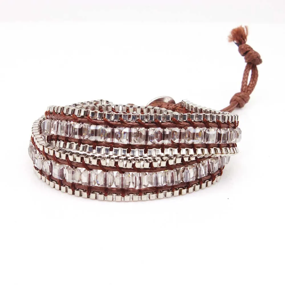 D &amp популярный новый модный Регулируемый Кристальный браслет Bilezik с манжетами