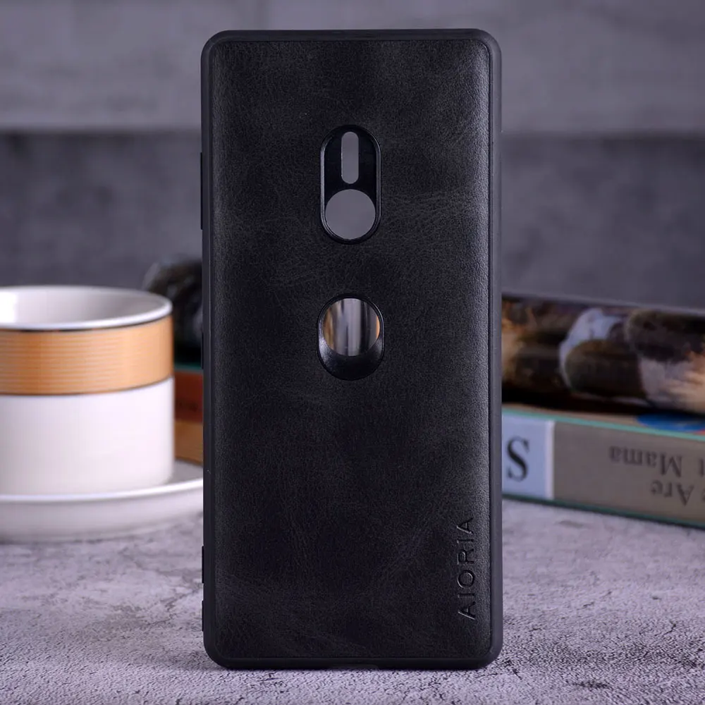 Чехол для Sony Xperia 1 XZ3 funda роскошный винтажный кожаный с мягким чехлом sony xperia чехол