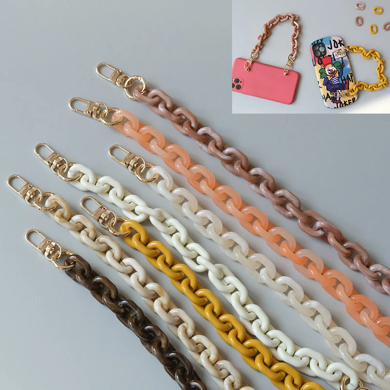 

Cute Clutch Bag Resin Chains Woman Handbag Chains Mobile Phone Chain Shoulder Bags Chain Fashion Luxury Bag Accessories Parts