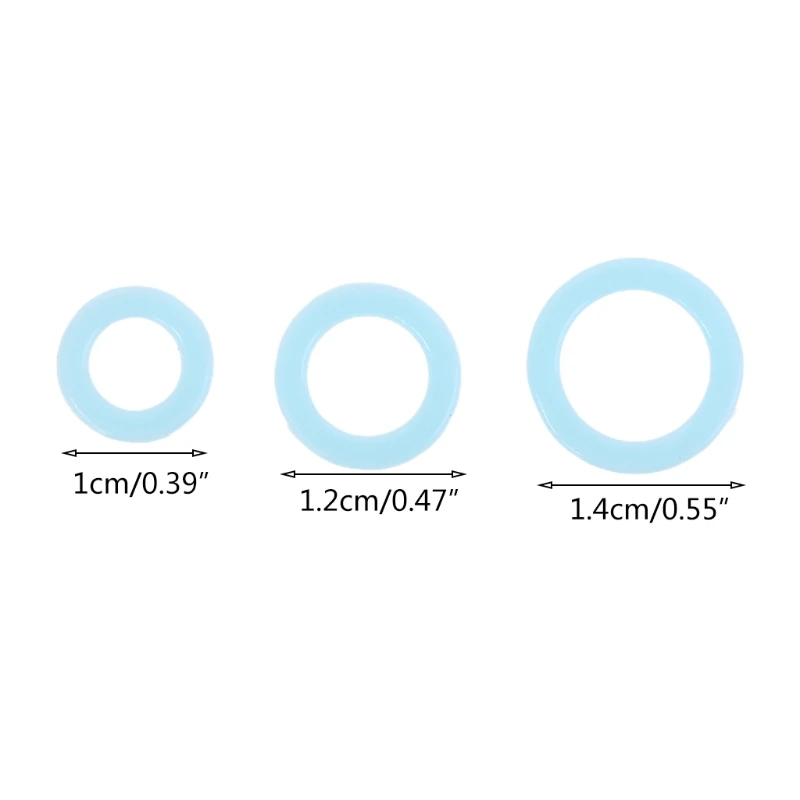 

OOTDTY 150pcs Round Knit Knitting Marking Circles Rings Markers Crochet Stitch DIY Craft Tool Sewing Accessories