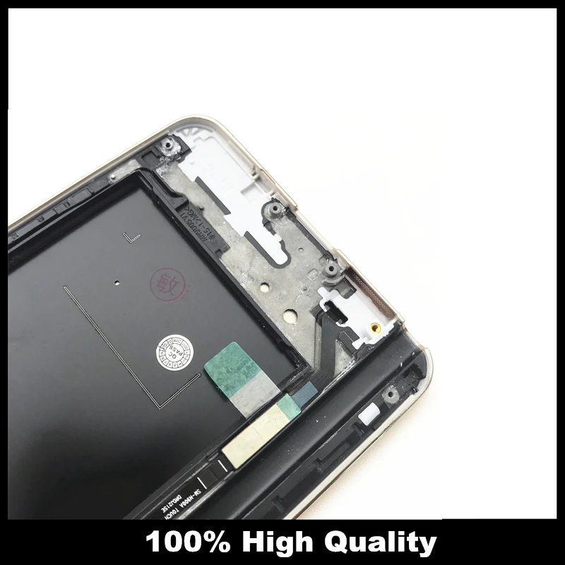Дисплей с заменой рамки для samsung Galaxy Note3 Note 3 N9005 lcd кодирующий преобразователь сенсорного экрана в сборе регулировка яркости