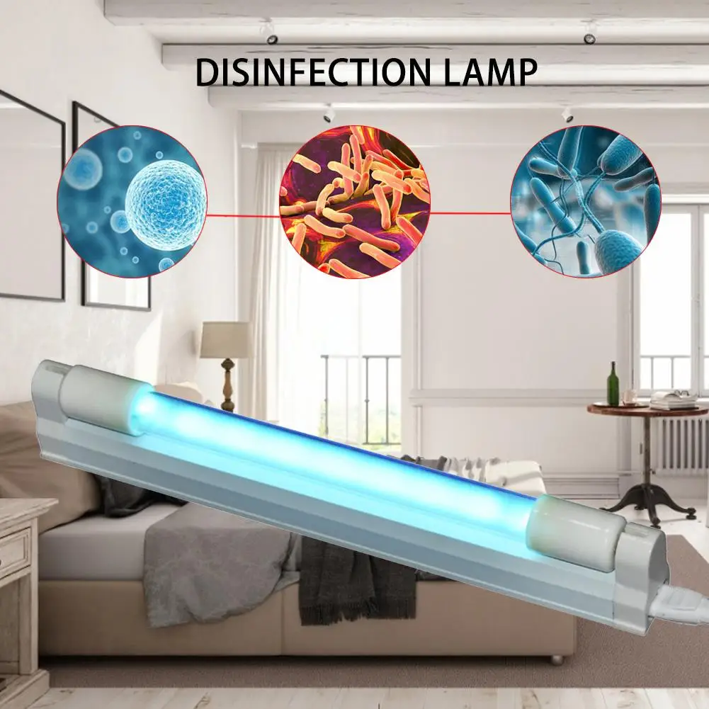 6 Вт UVC Светодиодная лампа бактерицидный стерилизатор ультрафиолетовый