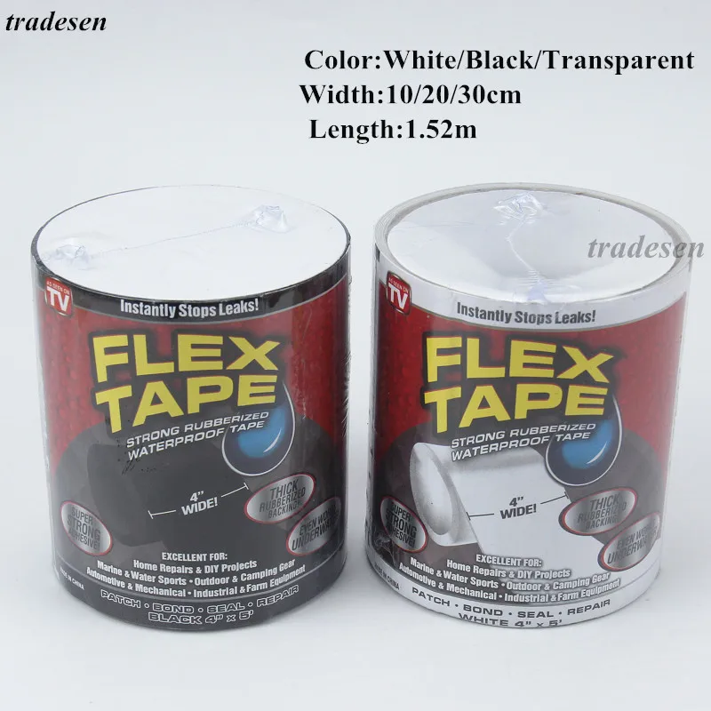 1 52 M супер сильные волокна Водонепроницаемый лента единый утечки Уплотнение для