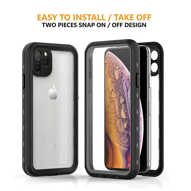 IP68 Водонепроницаемый чехол для iPhone 11 Pro Max на iPhone 11Pro водонепроницаемый чехол для дайвинга 360 Защита iPhone11