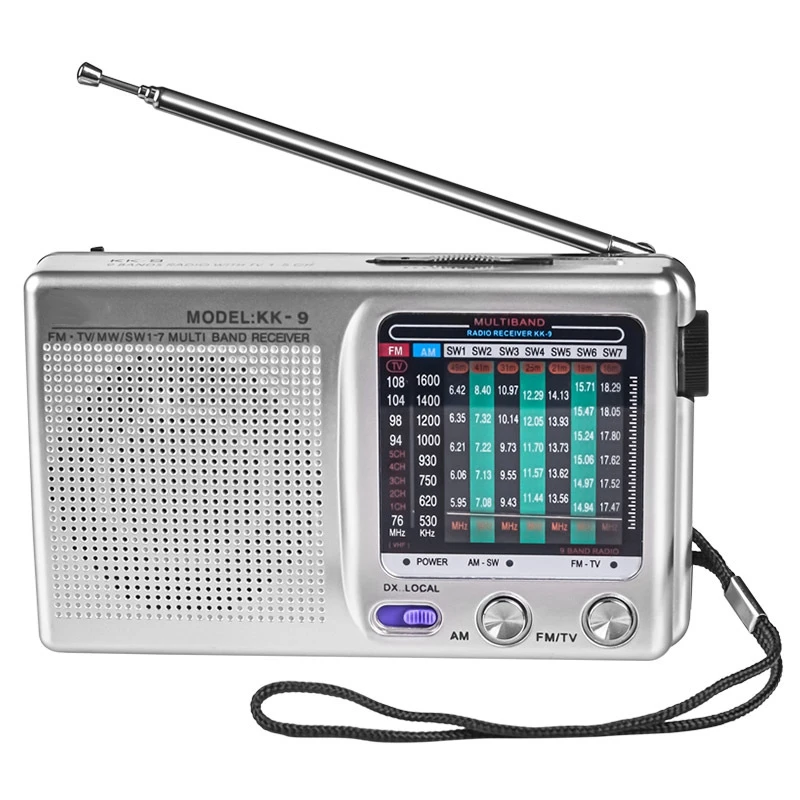AM/FM/SW Портативный радиоприемник для использования в помещении на улице и