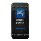 Синяя лебедка с крышкой перекидного переключателя для Carling Arb, автомобильный лодочный Кулисный Переключатель 12 В 24 В, только крышка! Переключатель не основан!