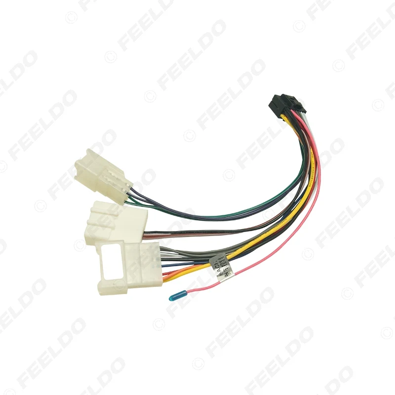 FEELDO 16P автомобильный Головной блок жгут проводов адаптер для Тойота OEM