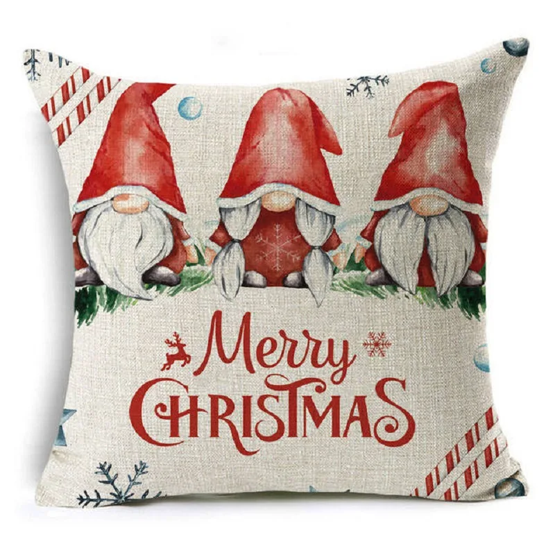 

Декоративная наволочка, рождественский подарок, чехол подходит для автомобильного дивана, наволочка 45 см x 45 см