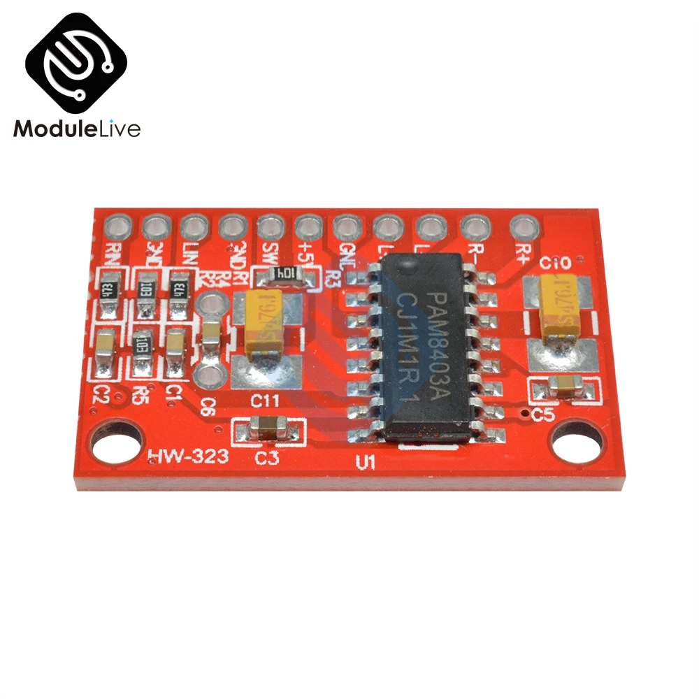 PAM8403 Mini Digital Power 3 Вт * 2 Мини цифровой усилитель мощности плата звукового усилителя