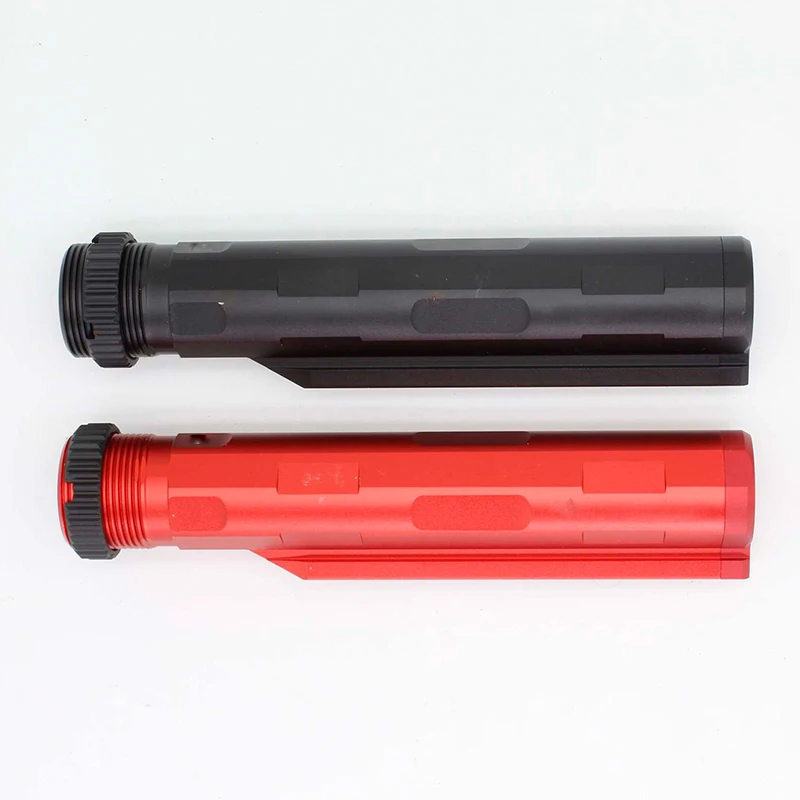 

Aeg Buffer Tube Stock Pipe For Ar Enhanced Nut 6 Position Cnc Metal M4 M16 Ar15 Buttstock Shooting Kit Combo Adapter