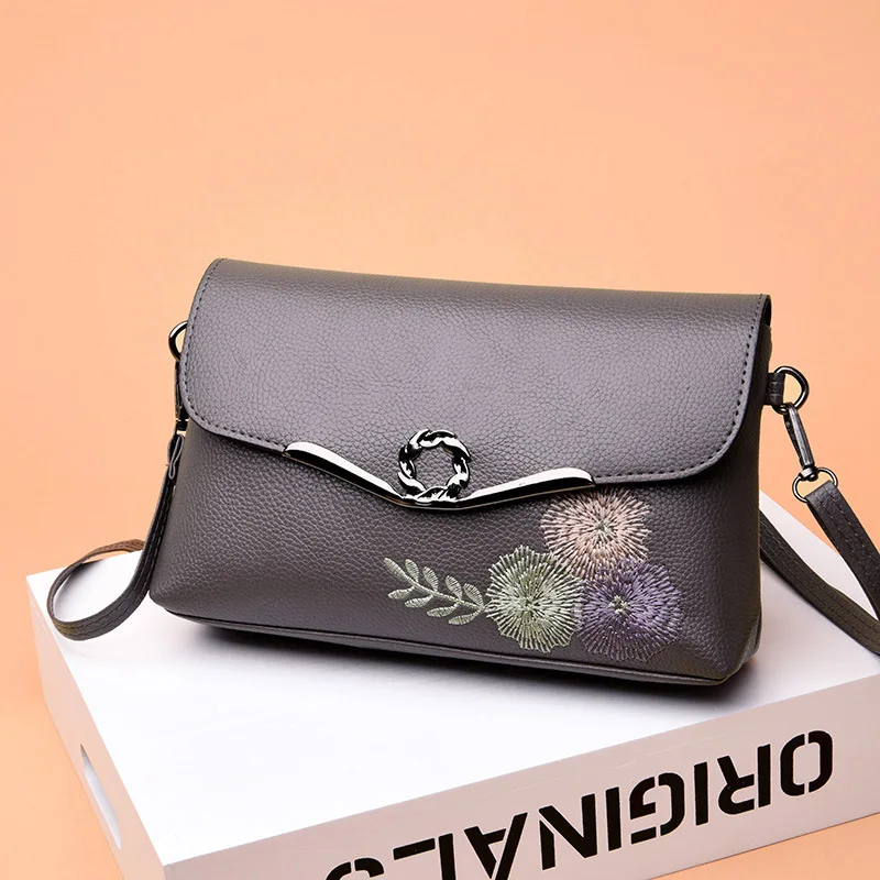 Винтажные брендовые кожаные сумки через плечо для женщин роскошные маленькие