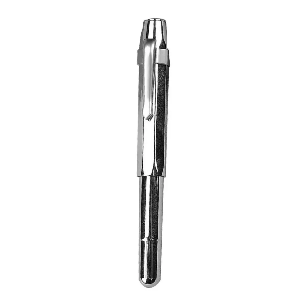 1.0 bend tip Медная Ретро карманная короткая авторучка восьмиугольная ручная работа Бизнес подарок винтажная карманная короткая ручка - Цвет: 1.0 bend tip