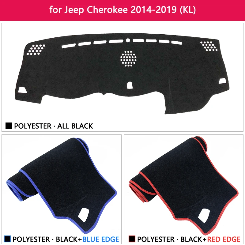 Защитная накладка на приборную панель для Jeep Cherokee KL 2014 ~ 2019 автомобильные
