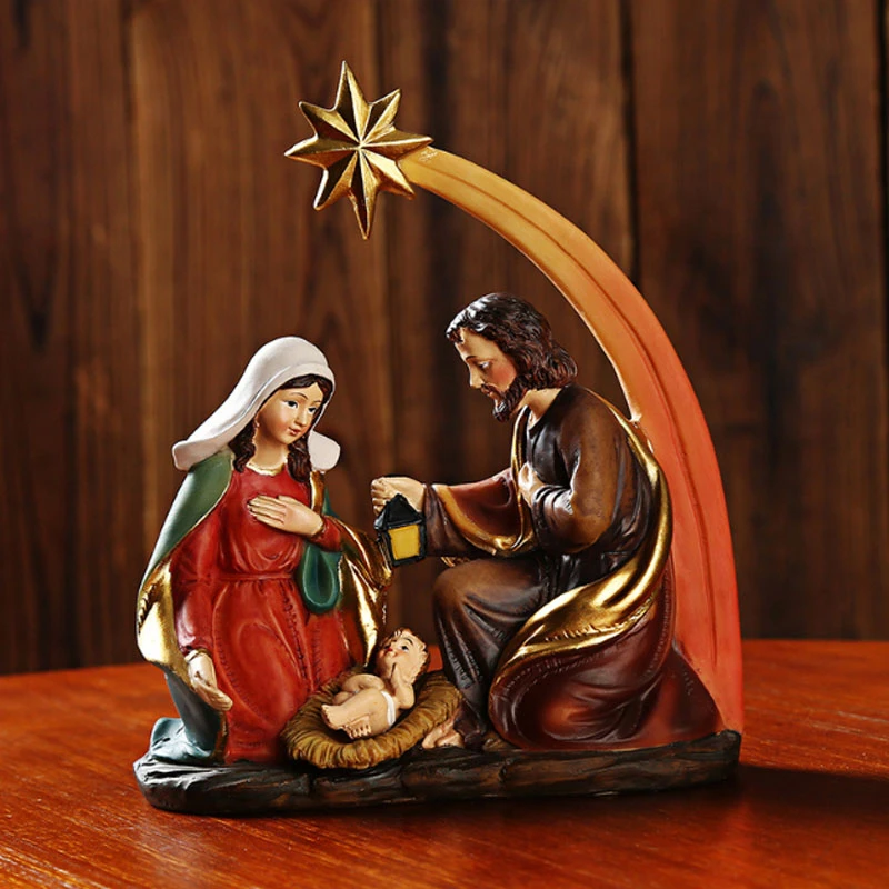 Европейские изделия из смолы католическое Евангелие принадлежности для церкви