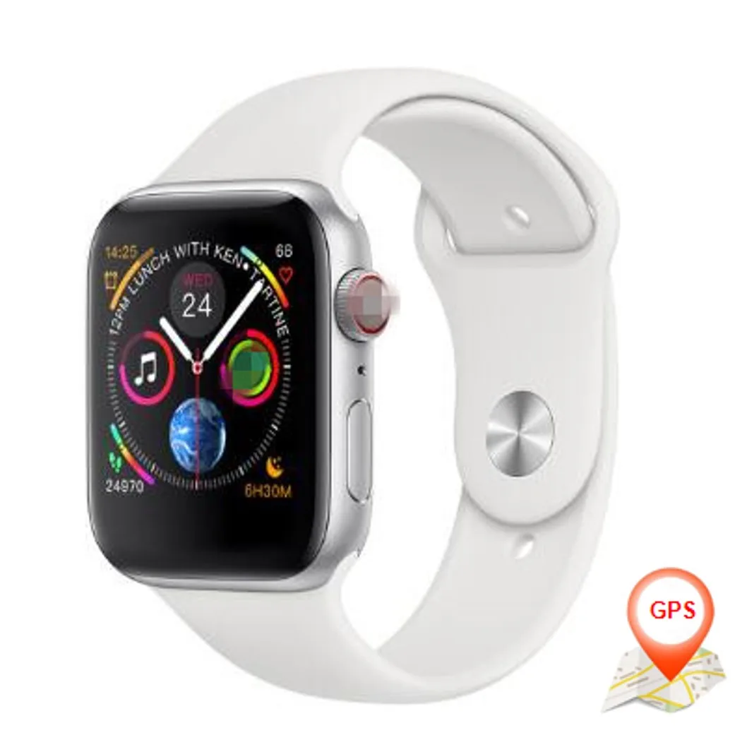 Silver Умные часы IWO 11, gps, умные часы для мужчин, 1:1, 44 мм, серия 5, умные часы, монитор сердечного ритма, напоминание о звонках, PK IWO 10 - Цвет: Silver