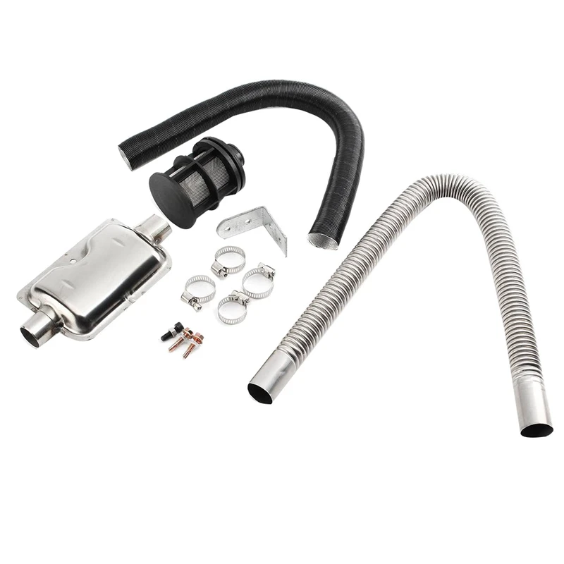 

Diesel-Parking Heater 24mm Exhaust-Silencer 25mm Filter Exhaust Air Intake Pipe Hose Line for Eberspacher
