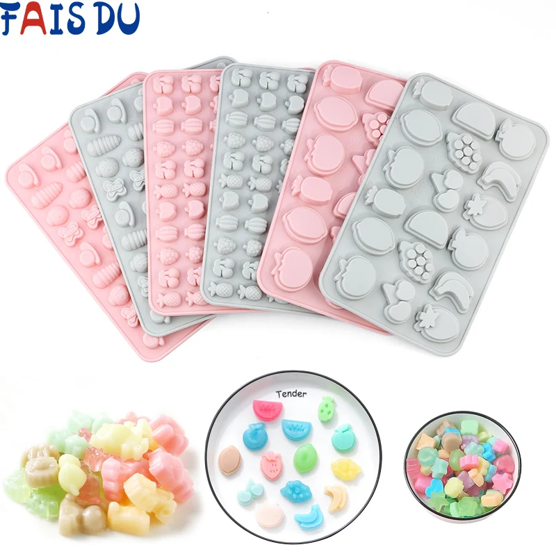 Силиконовые формы для конфет различной форма шоколада сахара желе льда сделай