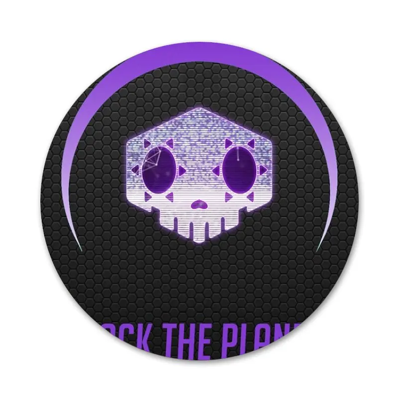 Игровые значки Overwatchs 58 мм с логотипом металлические для украшения одежды и