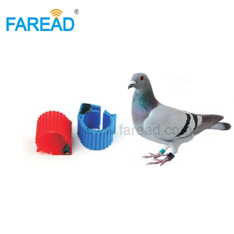 

x100pcs 9mm ABS EMID 125KHz tag passive RFID pigeon foot ring for ID tracking