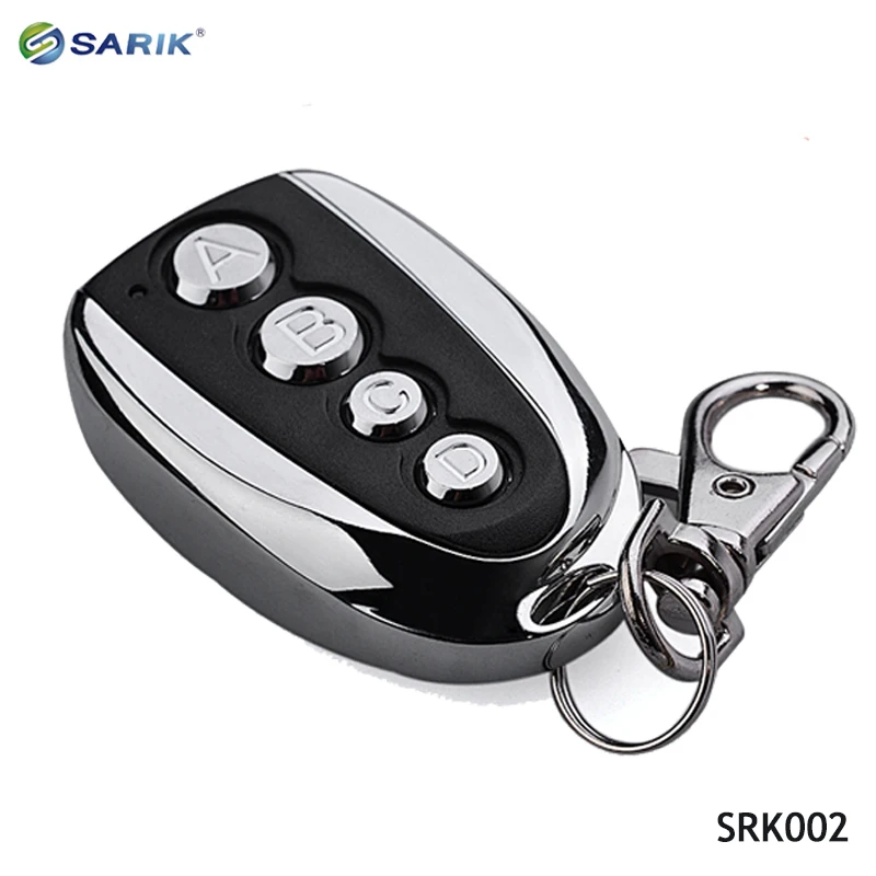 

metal case ABCD buttons gate RF copy code remote control for door opener with 433mhz