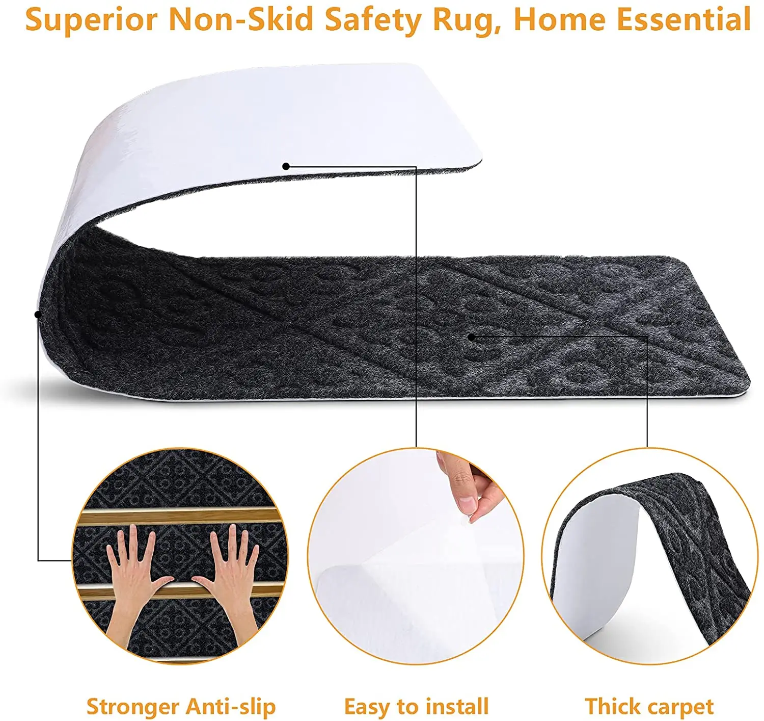 Противоскользящий дизайнерский защитный коврик для детей пожилых и собак