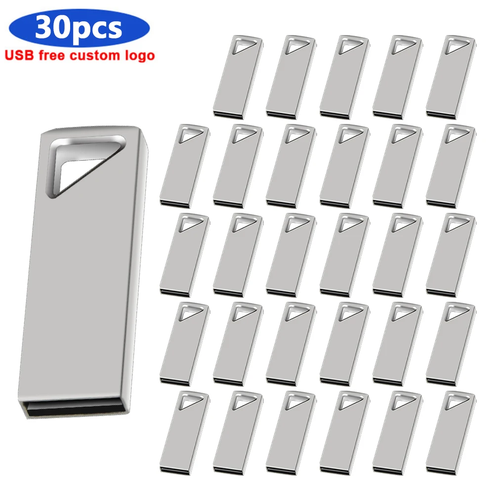 

30pcs/lot usb flash drive usb 2.0 pen drive metal drive 4GB 8GB 16GB USB flash drive 32GB 64GB 128GB usb stick for photography