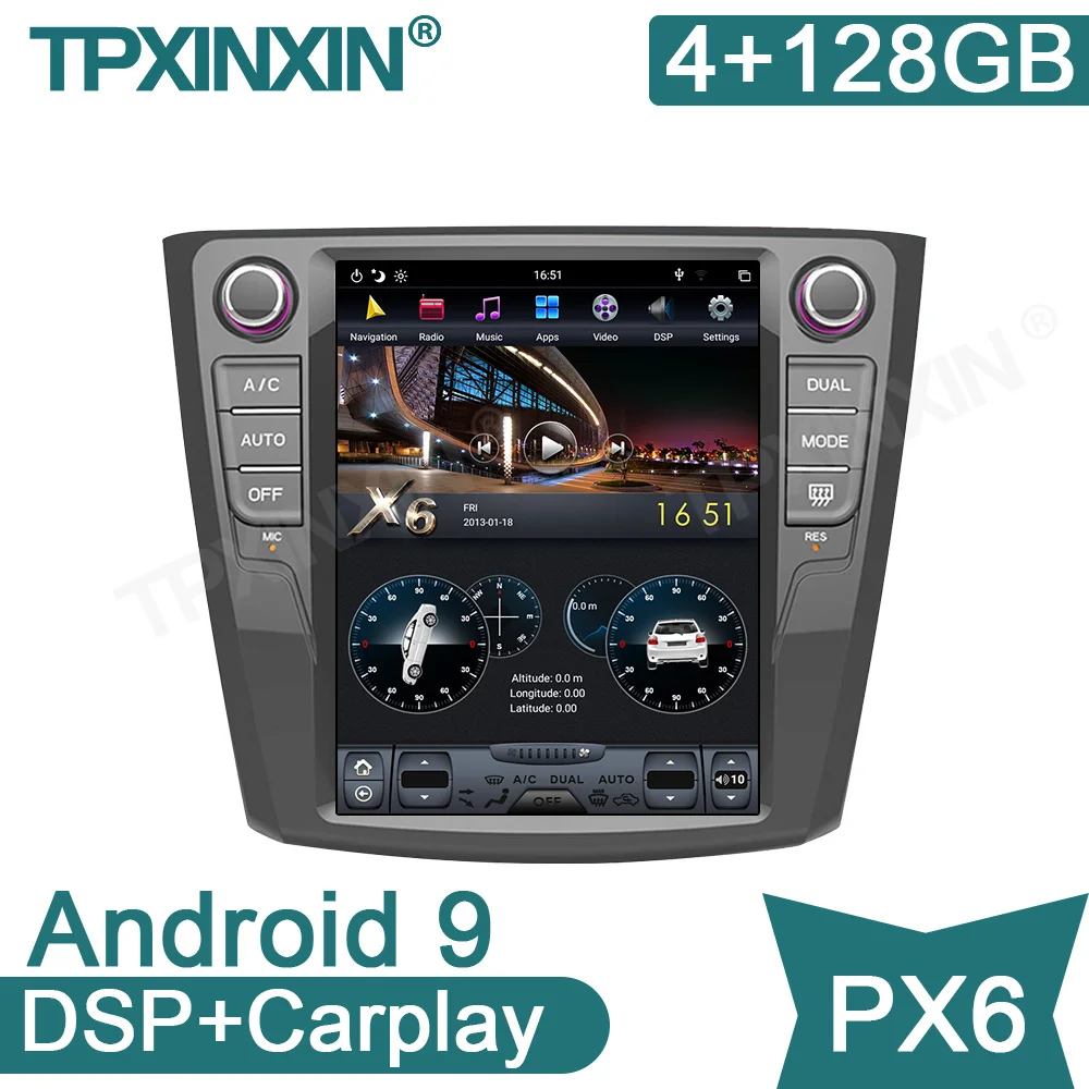 

Android 9.0 4+128G PX6 Tesla Style For Renault Kadjar 2016-2018 Android Car Audio Stereo Radio Recorder GPS Head Unit