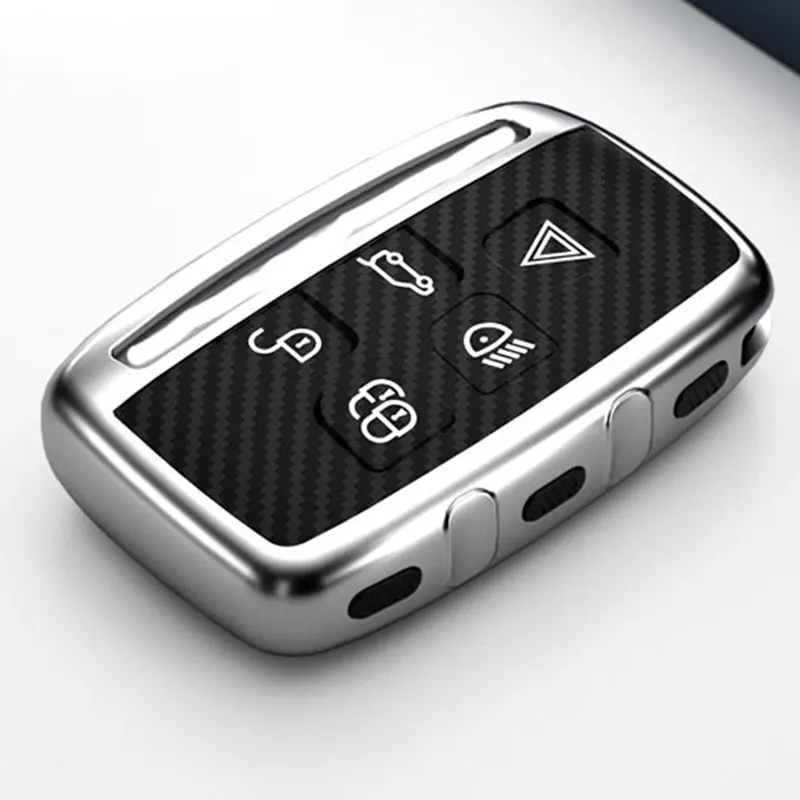 Чехол для автомобильного ключа из ТПУ и углеродного волокна Land Rover Freelander 2 A9 RANGE ROVER
